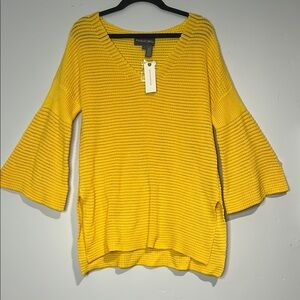 Michael Stars Mustard Knit Top
